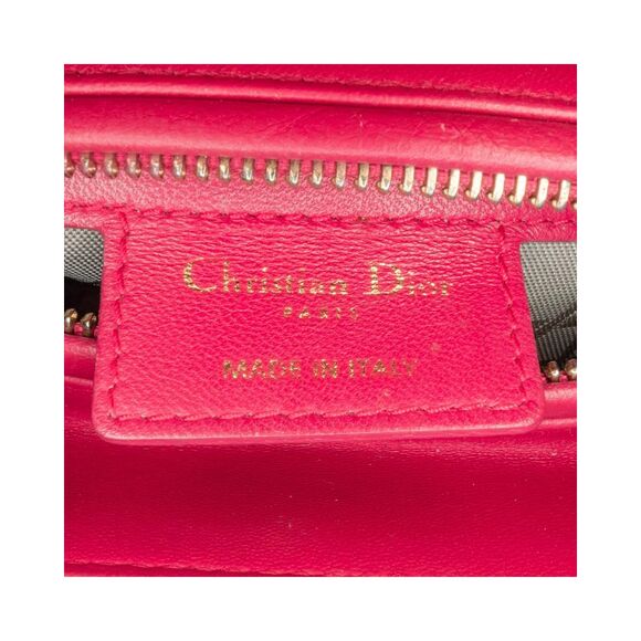 Pre Loved Dior Medium Lambskin Cannage Lady - Picture 6 of 8